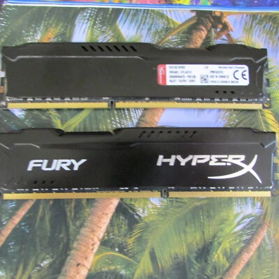 Kingston HyperX Fury 16GB (2x8GB) DDR3-1600 (HX316C10FB/8) Desktop Memory RAM - Image 1 of 2