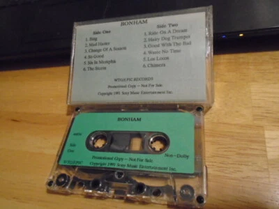 RARE PROMO jason Bonham CASSETTE TAPE Mad Hatter 4 UNRELEASED TRAX led zeppelin - Image 1 of 2