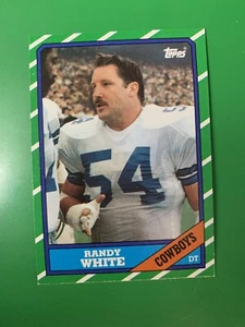 1986 Topps Randy White Dallas Cowboys #133 - Bild 1 von 2