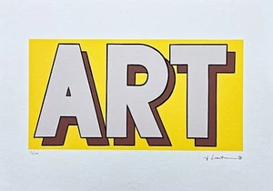 ROY LICHTENSTEIN - Art  - signed, numbered edition 12/150, 35x50 cm - Picture 1 of 5