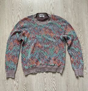 Vintage Missoni Sport Sweater Size XL Multicolor