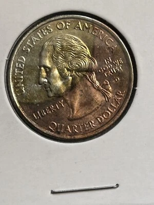 2001 Washington state quarter- clad layer missing Error - Image 1 of 2