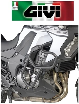 Paramotor Tubular Negro ø25 Kawasaki Versys 1000 / Se 2019 2020 2021 2022 23 - Imagen 1 de 4