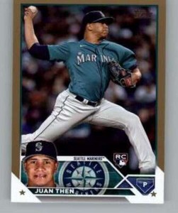 2023 Topps Update Gold #US112 Juan Then RC Rookie /2023 Mariners