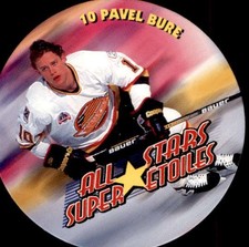 1994-95 KRAFT PEANUT BUTTER DISCS PAVEL BURE VANCOUVER CANUCKS #NNO