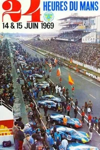 1969 24 Hours Of Le Mans - Promotional Advertising Magnet - Picture 1 of 2