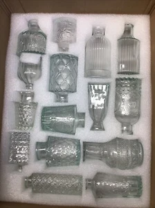 Glass Bud Vases Set of 30, Small Clear Vases for Flowers, Mini Vintage - Picture 1 of 2