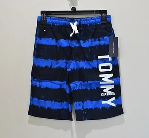 NWT LITTLE KIDS BOYS TOMMY HILFIGER SHORTS CASUAL NAVY BLAZER SZ 5, M , L - Picture 1 of 6