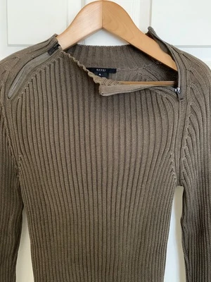 Suéter acanalado Gucci vintage para hombre con cremalleras talla XL Foto 1 de 4