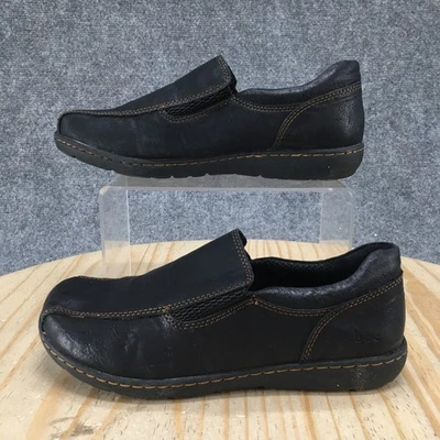 Zapatos Mocasines Boc Born Para Mujer 6 M Martens Cuero Negro Sin Cordones Informales Z33809 Foto 1 de 4