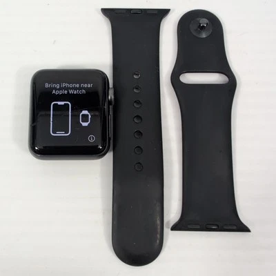Apple Watch Series 3 38mm Space Gray Aluminum - For Parts or Repair - READ - Image 1 of 4