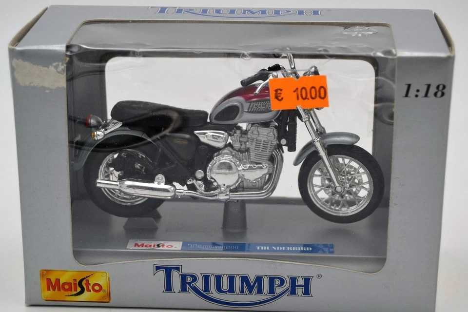DIE CAST 1/18 " TRIUMPH THUNDERBIRD " MAISTO - Immagine 1 di 1