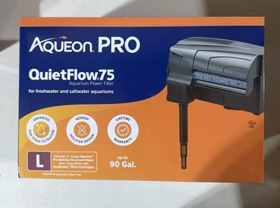 Aqueon Quiet Flow 75 Aquarium Power Filters For Tanks Up to 90 Gallon - Image 1 of 4