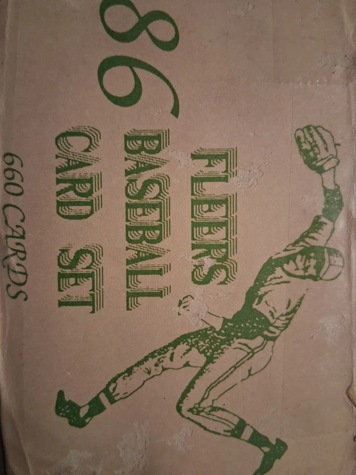 1986 FLEER БЕЙСБОЛ ПОЛНЫЙ НАБОР 1-660 КАРТ MLB JOSE CANSECO ДЕБЮТАНТ/Отличный набор!  - Изображение 1 из 3