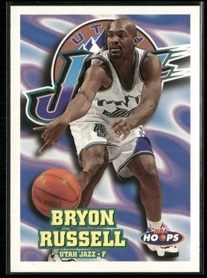 1997-98 NBA HOOPS BRYON RUSSELL UTAH JAZZ #152 - Image 1 of 3