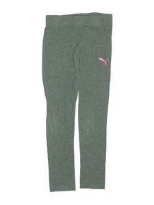 Puma Girls Green Sweatpants 10 - Picture 1 of 2