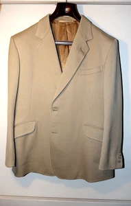 Bespoke 1997 Peter Marsh Ltd 2pc Cavalry twill tan Suit, Handmade, Savile row - Picture 1 of 22