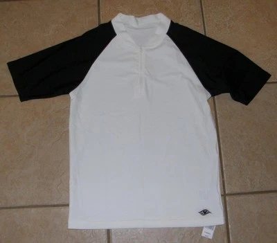 Новый с Ярлыками слоновой кости белый унисекс Sz XS эластичный Athletic 1/4 молнии рубашка DISNEY PARK - Изображение 1 из 3