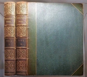 The Works of William Hogarth with 150 Steel Engravings In 2 Volumes John Trusler - Picture 1 of 24