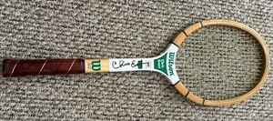 CHRIS EVERT SIGNED CHRIS EVERT WILSON TENNIS RACKET BECKETT COA - Picture 1 of 3