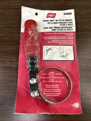 Chave de filtro de óleo Lisle compatível com filtros de 2-3/8” X 2-5/8” - Imagem 1 de 4
