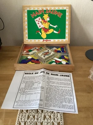 Jeu De Nain Jaune Jeujura Boîte Bois Vintage  - Photo 1/4