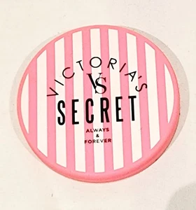 New Victorias Secret Pink Striped Double Sliding Compact Mirror - Picture 1 of 3