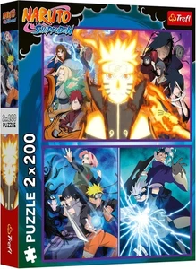 Trefl Jigsaw Puzzle 2x200 Pieces Ninja from the Hidden Leaf Village - Imagen 1 de 3