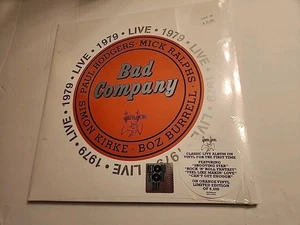 Bad Company Live 1979 Orange Colored Vinyl LP RSD 2022 Sealed Limited Edition - Foto 1 di 3
