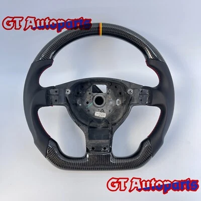Real Carbon Fiber Steering Wheel Fit for Volkswagen golf MK5 R GTI 2017-2020 - Image 1 of 4
