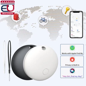 Bluetooth Smart Tag Tracker Keys Pets Anti-Loss GPS Works with Apple Find My iOS - Picture 1 of 12