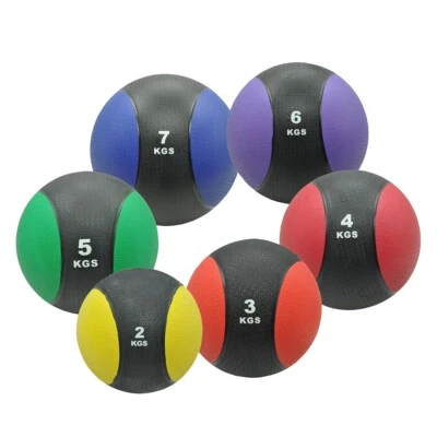 2+3+4+5+6+7kg Commercial Rubber Medicine Ball Set / Gym Fitness Exercise Ball - image 1 of 4