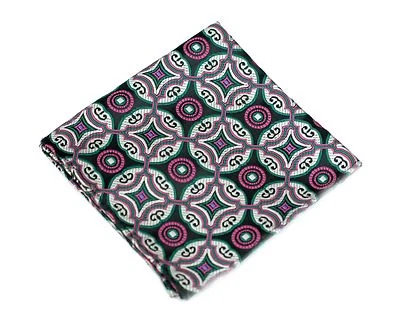Lord R Colton Masterworks Pocket Square - Isla Negra Gray Silk - $75 Retail New - Image 1 of 3
