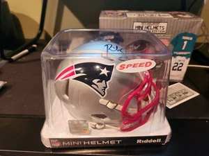 Richard Seymour Authentic Signed Speed Mini Helmet TRISTAR HIDDEN TREASURE COA! - Picture 1 of 9