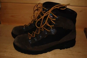 LL Bean Cresta Air 8000 Brown Leather Gore Tex Hiking Boots Men's 9 M - Picture 1 of 11