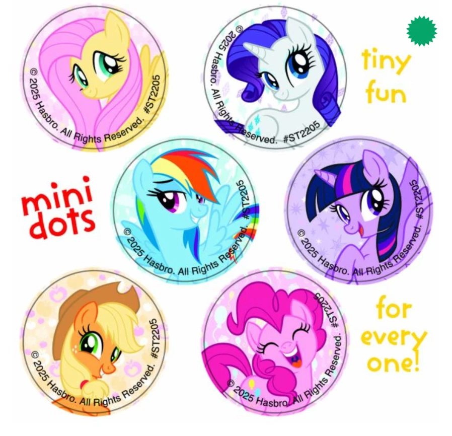 60 adesivos My Little Pony pontos favores de festa recompensas de suprimentos para professores - Imagem 1 de 1