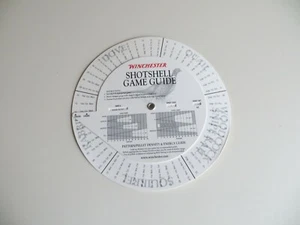 Winchester Shotshell Game Guide 1999 Spinning Wheel Shot & Buckshot Specificatio - Picture 1 of 2