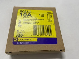 QOB110 - Square D Bolt-On 120V 10A 1 pole circuit breaker 10kA@120V NEW - Picture 1 of 1