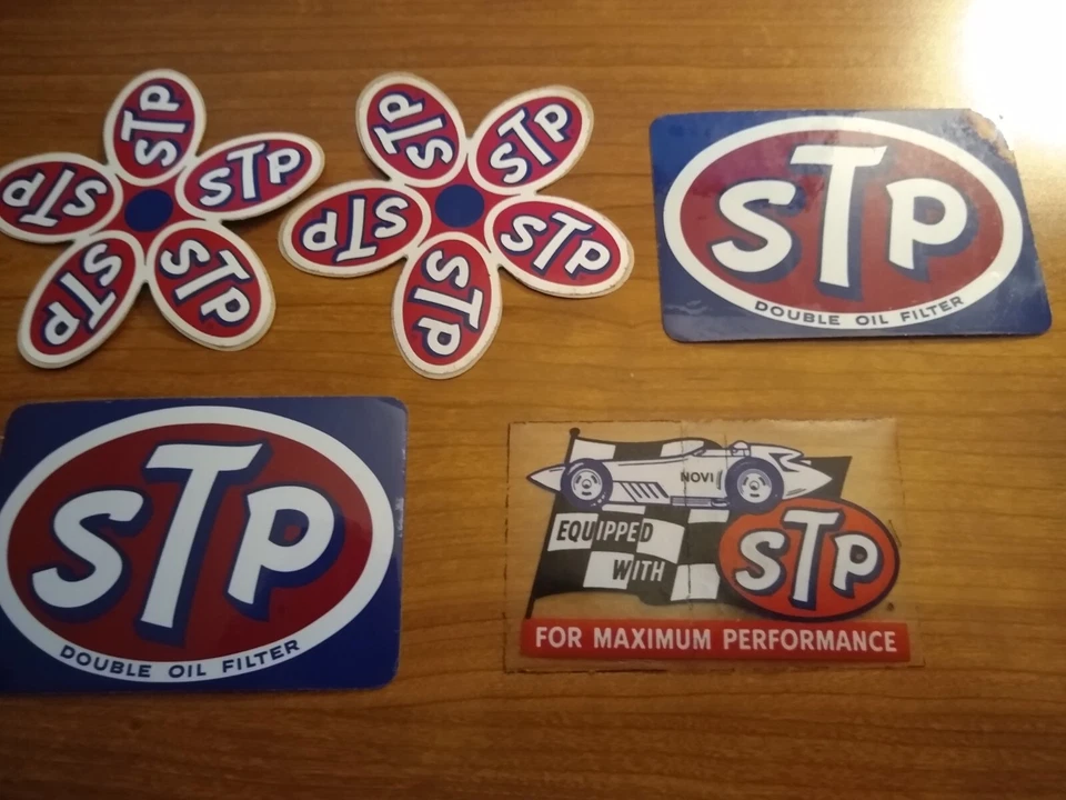 Lote de calcomanías vintage 60S STP Foto 1 de 1
