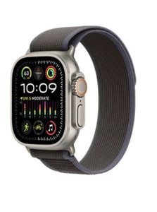 Apple Watch Ultra 2 49mm (GPS + Cellular) Titanium M/L Blue/Black Trail Loop - Photo 1 sur 1