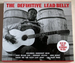 THE DEFINITIVE LEAD BELLY / 2 X CD SET / REMASTERED 50 TRACK COMPILATION / 2008 - Foto 1 di 3