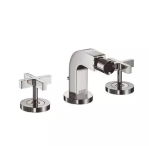 Hans Grohe Mezclador Bidé Citterio 3 Agujeros Con Manijas Cruzar Cromo 39233000 - Imagen 1 de 1