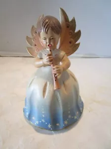 Figura de ángel tallada en madera Anri caja de música Reuge cuando desees una estrella Italia - Imagen 1 de 8