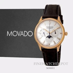 Authentic Movado Heritage Celestograf White Multifunction Dial Watch 3650011 - Picture 1 of 1