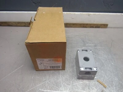 FUNDA DE 8 UNIDADES PASS & SEYMOUR WPBD33 CAJA DE SALIDA RESISTENTE A LA INTEMPERIE PROFUNDA AGUJEROS 3-3/4" NUEVO Foto 1 de 4