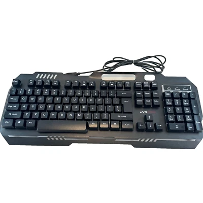 Evo Core LED Glow Gaming Keyboard MI-CGB01 Tested Works - Image 1 of 4