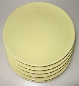 1 (von6) Kuchenteller gelb pastell MELITTA Minden 50er Jahre TOP - Bild 1 von 5