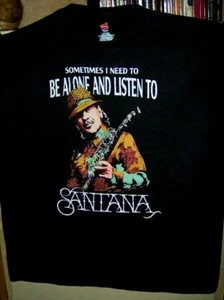 SANTANA Pre Worn T Shirt Size X Large CARLOS SANTANA Listen To Very COOL - Picture 1 of 1
