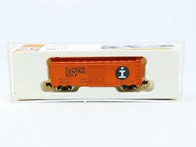 N Scale Con-Cor 0001-01004R ICG Illinois Central Gulf 40' Steel Boxcar #9949 - Image 1 of 4