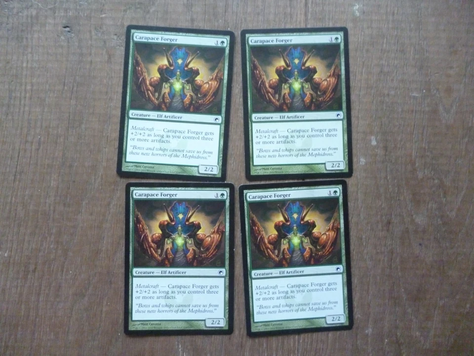 MTG 4 x Carapace Forger common cards Scars of Mirrodin Magic The Gathering - Image 1 of 1
